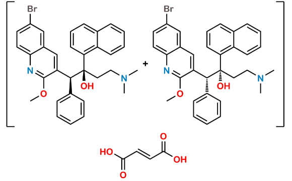 Picture of Bedaquiline Diastereomer Mixture (Fumarate salt)