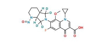 Picture of N-Nitroso Moxifloxacin D4