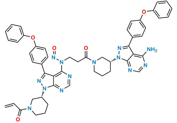 Picture of N-Nitroso Ibrutinib Dimer Impurity